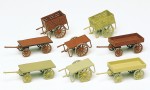 Preiser 17103 H0 Handwagen. 8 Stück. Bausatz 