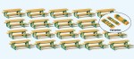 Preiser 24707 H0 20 Biertischgarnituren (Bausatz) 