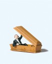 Preiser 29113 H0 Vampir, Sargedeckel hebend 