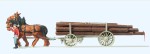 Preiser 30465 H0 Langholzwagen (Fertigmodell) 