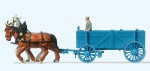 Preiser 30468 H0 Kastenwagen. Fertigmodell 