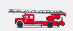 Preiser 31265 H0 Magirus Drehleiter DL 30, Staffelfahrerhaus F Magirus 150 D 10 (Bausatz)