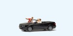 Preiser 33257 H0 Audi Cabrio. "Immer geradeaus 