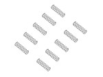Roco 110690 Druckfeder D=2,1 L=7,5 mm (10 Stück) Modelleisenbahn
