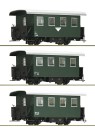 Roco 34100 H0e Schmalspur-Spantenwagen, ÖBB 3er-Set 