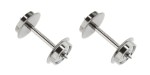 Roco 40180 H0 Radsatz DC, Ø 10 mm, Länge 23,8 mm (2er-Set) 