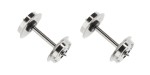 Roco 40182 H0 Radsatz DC, Ø 11 mm, Länge 23,8 mm (2er-Set) 