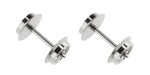Roco 40183 H0 Radsatz AC, Ø 11 mm, Länge 23,8 mm (2er-Set) 