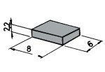 Roco 42256 H0 Magnete für Reed-Kontakte (6 Stück) 