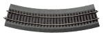 Roco 42523 H0 Gebogenes Gleis R3 mit Bettung 