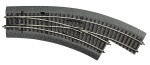 Roco 42557 H0 Bogenweiche rechts, R2/R3 mit Bettung 