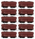 Roco 56332 H0 Selbstentladewagen, DB 10er-Set 