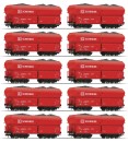 Roco 56339 H0 Selbstentladewagen, DB AG Schenker 10er-Set 