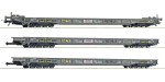 Roco 6600092 H0 Rollende Autobahn, HUPAC 3er-Set 