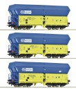 Roco 6600136 H0 Selbstentladewagen, PKP 3er-Set 
