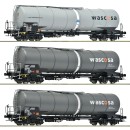 Roco 6600143 H0 Kesselwagen, Wascosa 3er-Set 