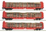 Roco 6600318 H0 Rungenwagen, OnRail 3er-Set 