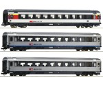 Roco 74022 H0 EuroCity-Wagen EC 7, SBB 3er-Set 