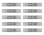 Roco 96204 H0 Radkontakt neuer Schnitt (10 Stück) 