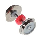 Roco 145433 H0 Radsatz mit Zahnrad ohne Haftringe, 1,2 mm Spurkranz