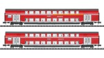 Minitrix 11148.2 N Doppelstockwagen, DB AG 2er-Set 