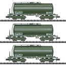 Minitrix 18212 N Kesselwagen, DB 3er-Set 