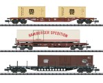 Minitrix 18702 N Containertragwagen, DB 3er-Set 