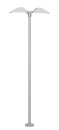Viessmann 6084 H0 Moderne Bahnsteigleuchte doppelt, 2 LEDs weiß