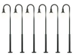 Viessmann 61406 H0 Bogenleuchte, LED warmweiß 6er-Set 