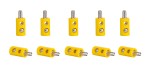 Viessmann 6870 Querlochstecker gelb (10 Stück) 